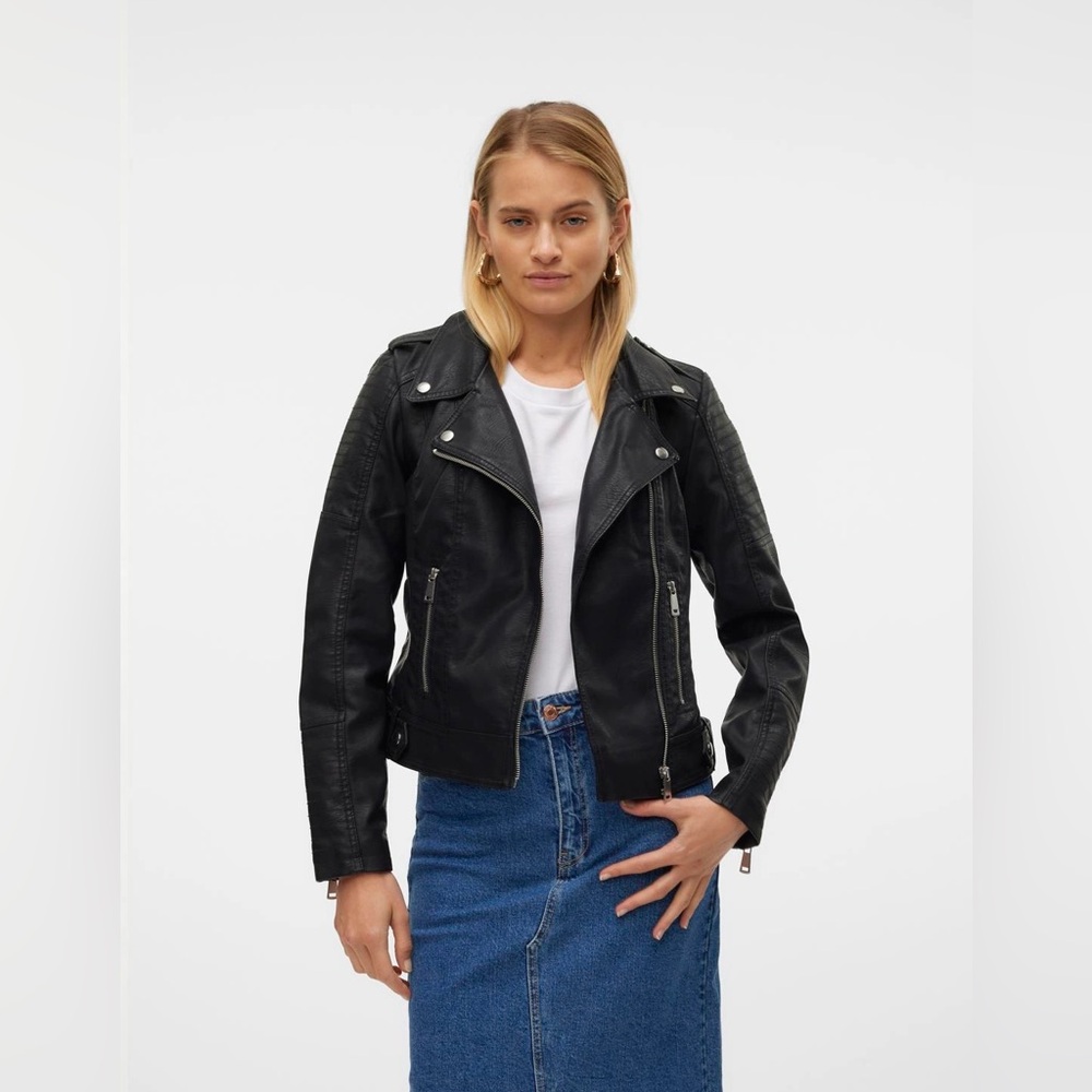 Vero Moda Vegan Leather moto jacket